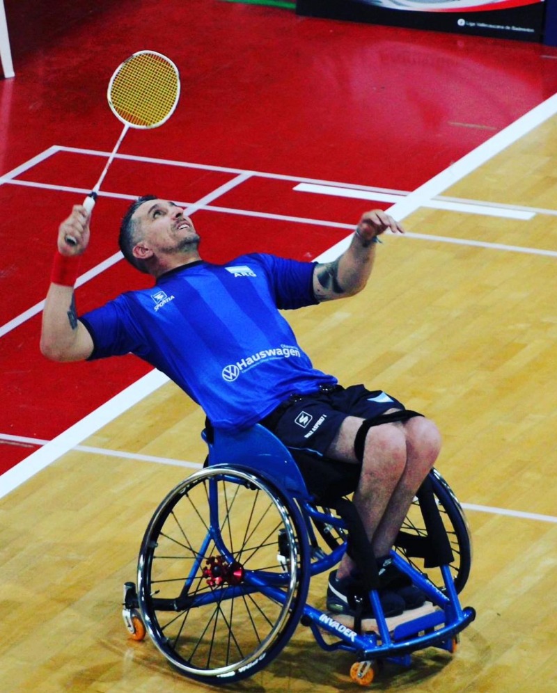 Bdminton adaptado: Lucas Daz qued cuarto en el Continente